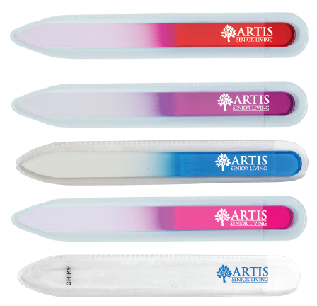 Nailed It Tempered Glass Nail File in Clear Sleeve