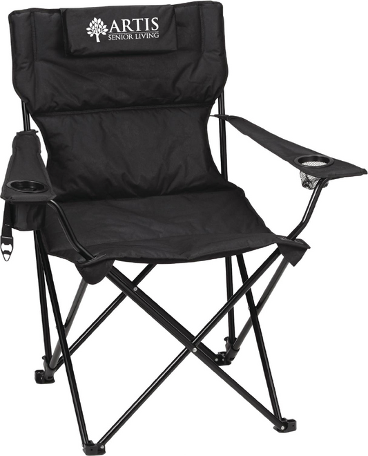 Premium Padded Foldable Outdoor Reclining Camping Chair (400lb Capacity)