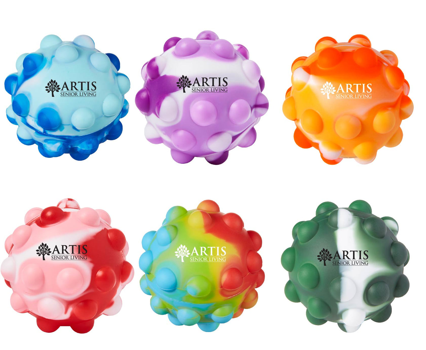 Push Pop Bubble Ball Fidget Sensory Toy